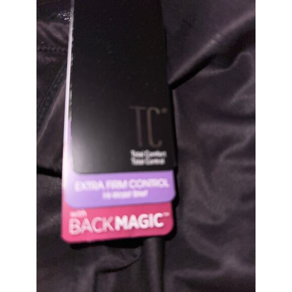 TC Total Comfort Women's XL Black Extra Firm Control Shaping Bottoms Shapewear - Picture 5 of 12